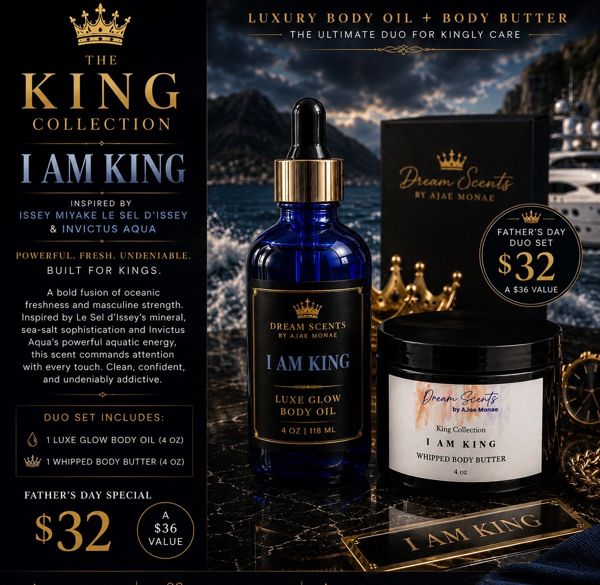 👑 I AM KING - Duo Set