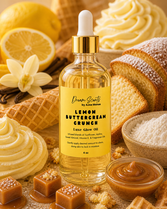 🆕✨LEMON BUTTERCREAM CRUNCH Luxe Glow Body Oil